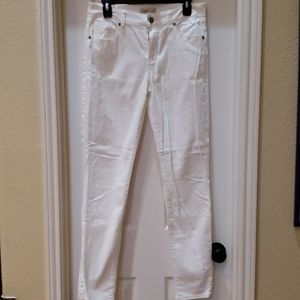 Cabi white skinny jeans
